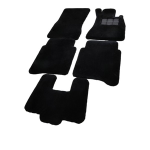 Tapis de sol de voiture sur mesure en peau de mouton australienne de luxe 35 mm, ensemble complet de 5 pièces pour Mercedes-Benz Classe S S450 2022, antibactérien - Product Image 4