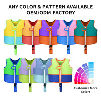 Gilet de natation pour enfants avec motif personnalisé en mousse EPE et néoprène pour la natation des enfants