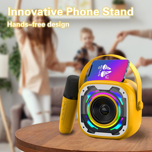 Nouvellement tout-en-un Mini machine de karaoké éclairage couleur Portable intégré <span class=keywords><strong>chanson</strong></span> bureau extérieur petit caisson de basses - Product Image 3