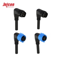 20A 300V 3-Poliger Wasserdichter Steckverbinder M19 Geformt mit Kabel Push-Lock Kabelverbinder für LED-Beleuchtung Signalübertragung UL TUV