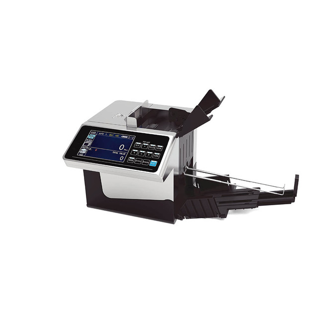 Portable 3.5-inch TFT Color Display Longitudinal Intelligent Money Counting Machine for Retail Store