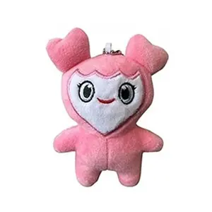 10cm lovelys dos veces felpa coreana Super estrella juguetes de peluche Animal de dibujos animados dos veces Momo muñeca llavero colgante Keybuckle regalos para niños