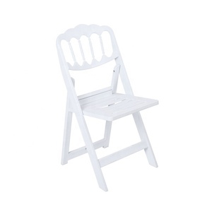 <span class=keywords><strong>Chaise</strong></span> <span class=keywords><strong>pliante</strong></span> en résine blanche rembourrée à dossier <span class=keywords><strong>Napoléon</strong></span> capacité de poids 850lbs pour événements - Product Image 6