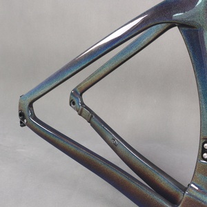 Chameleon <b>Paint</b> Full Hidden Cable T47 Thread Disc Road Bike <b>Frame</b> TT-X38 Available 47/49/52/54/56/58cm Size - Product Image 5