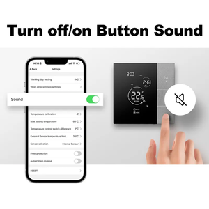 Chauffage au sol <span class=keywords><strong>sans</strong></span> <span class=keywords><strong>fil</strong></span> électrique Comfurter, chaudière à <span class=keywords><strong>gaz</strong></span> OEM, <span class=keywords><strong>thermostat</strong></span> intelligent, <span class=keywords><strong>thermostat</strong></span> de radiateur Wifi - Product Image 4