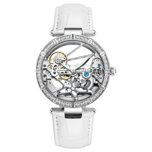 Montres pour femmes lumineuses, <span class=keywords><strong>montre</strong></span> <span class=keywords><strong>mécanique</strong></span> automatique à <span class=keywords><strong>remontage</strong></span> automatique, <span class=keywords><strong>montre</strong></span> à phases lunaires pour femmes - Product Image 4