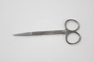 Tijera de Iris recta curvada para cirugía quirúrgica BASE DE vestidor de sala médica profesional - Product Image 4