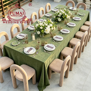 Banquet Hall Fer Métal Cadre Velours Coussin En Gros Restaurant Salle À Manger Chaises - Product Image 4