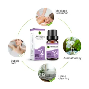 HL- 10ML Aroma Essential oil set Supplier, Herbal therapy oil, Bulk Organic Lavender aromatic oil For Spa & blemish-free skin