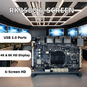 Rk3588 sáu màn hình hiển thị <span class=keywords><strong>Android</strong></span> Mainboard Bo mạch chủ 4k 8K HD cho đa màn hình máy quảng cáo - Product Image 1