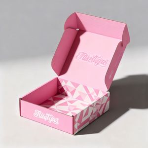 Custom Printed Color Cardboard Postal <b>Box</b> Paper Packaging Corrugated Mailer Shipping <b>Box</b> for Garment Gift <b>Box</b> - Product Image 2