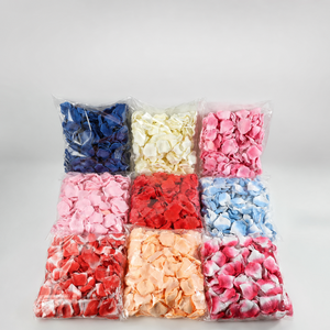 Pétalos <span class=keywords><strong>de</strong></span> Rosa Artificiales al por Mayor, 500g, 7000 Piezas, Confeti para Bodas, Decoración para Fiestas <span class=keywords><strong>de</strong></span> San Valentín, 40 Colores - Product Image 1