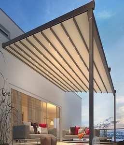 عريشة كهربائية عالية الجودة بتصميم عصري ، عريشة سقف بمحرك بمحرك - Product Image 6