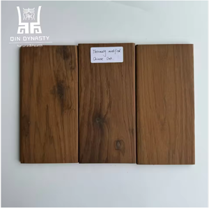 Thermowood Boards <strong>Reclaimed</strong> Wood <strong>Planks</strong> for Wainscoting Wood Panels for Modern Waterproof Interior Wall Decor Natural Brown <strong>Oak</strong> - Product Image 3