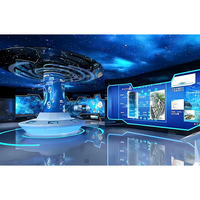 Panneau mural TV intérieur HD programmable P4 à écran LED pour événements expositions ascenseurs aéroports éducation