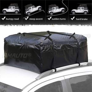 Bolsa de Carga Impermeable para Techo de Auto, Multitamaño, Grande, para Equipaje, Negra, Tipo Cubo, para Viajes, SUV, Camioneta, 420D, 2021 - Product Image 2