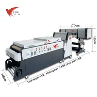 60 cm बड़े प्रारूप DTF प्रिंटर Inkjet गर्मी प्रेस Vinyl कागज पीईटी फिल्म DTG टी शर्ट हस्तांतरण टी शर्ट मुद्रण मशीन