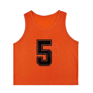 Chaleco Deportivo Reversible sin Mangas, 100% Poliéster, de Secado Rápido, para Entrenamiento de Fútbol, con Estampado por Transferencia de Calor, Unisex para Adultos - Product Image 3