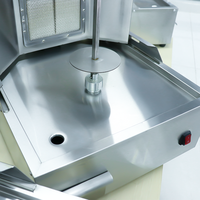 Machine à shawarma électrique automatique en acier inoxydable HELAXEN, moteur robuste, haute productivité 100 kg/h, usage commercial, durable