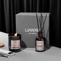 Bouteille diffuseur d'arômes vide en verre brun mat avec bouchon à vis, personnalisable, 60ml, 120ml, 150ml, 250ml, pour maison et hôtel