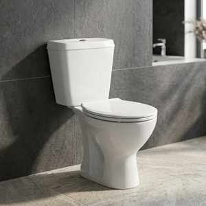 Chinese Manufacturer Bathroom Ceramic Complete WC Two Piece Toilet <b>Set</b> Sanitary Ware <b>Cheap</b> Prices - Product Image 2