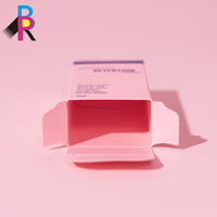 Boîtes d'emballage de produits cosmétiques pliables carrées avec logo imprimé sur mesure, fabricant de boîtes en papier pour produits de soin de la peau