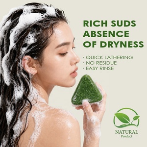 Shampoing Solide Platycladus Orientalis Marque Blanche Sans Sulfate Formule Anti-Chute et Croissance Capillaire Naturelle à Base <span class=keywords><strong>de</strong></span> Plantes Doux et Volumineux - Product Image 3