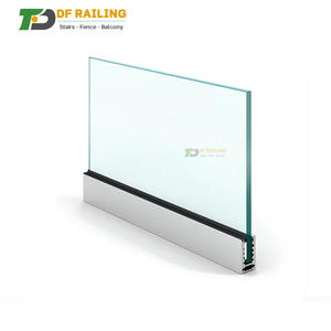 Rail en aluminium DF, profilé en U pour garde-corps en verre, <span class=keywords><strong>piscine</strong></span>, meilleur prix - Product Image 1