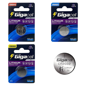 Batería de Botón CR2032 de 3.0 Voltios, Batería de Litio de Larga Duración para Control Remoto de Automóvil - Product Image 1