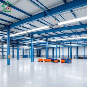 Taller industrial pesado de acero al carbono Q355 de alta calidad, almacén prefabricado de aluminio, taller industrial de construcción - Product Image 3