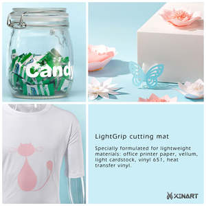 <span class=keywords><strong>Tapis</strong></span> <span class=keywords><strong>de</strong></span> coupe artisanal en vinyle, 4.5x12 pouces, auto-guérison Standard, pour <span class=keywords><strong>Cricut</strong></span> <span class=keywords><strong>Joy</strong></span> Machine Silhouette Cameo traceur <span class=keywords><strong>de</strong></span> coupe - Product Image 3