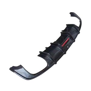 Nouveau protecteur de diffuseur de pare-chocs arrière en Fiber de carbone A5 avec lumière LED pour A5 B9 <span class=keywords><strong>Sline</strong></span> & S5 Coupé & Sportback 2017 2018 2019 2020 - Product Image 4