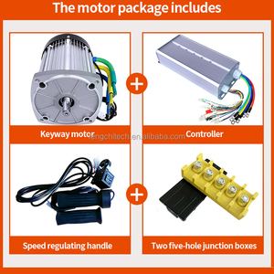 Kit moteur brushless à entraînement central 2200W 60V 72V carré 18 dents BLDC à couple élevé pour projet de vélo cargo électrique - Product Image 3