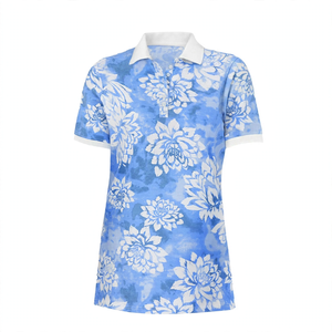 Camisetas Polo de Primera Calidad para Mujer, Estampadas, Tejidas, 100% Algodón, Casuales, de Manga Corta, con Cuello Camisero, Diseño Personalizable - Product Image 3
