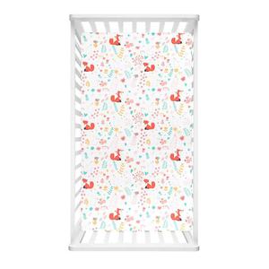 Hot Sale Waterproof Baby <strong>Cot</strong> <strong>Bedsheet</strong> 100% Organic Combed Cotton Crib Breathable Fitted Bed Sheet - Product Image 6