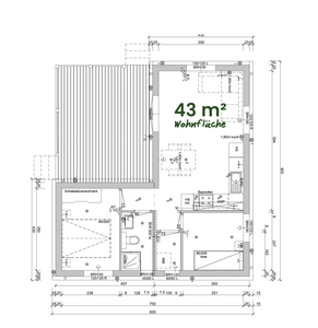 Cấu trúc bằng gỗ đúc sẵn cabin nhỏ nhà CONTAINER phong cách hiện đại với sân thượng Granny phẳng cho thuê phẳng - Product Image 6