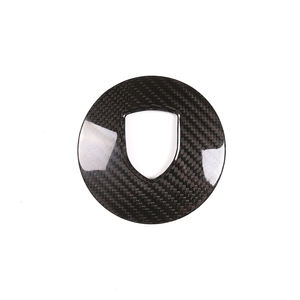 Carmon Per <span class=keywords><strong>porsche</strong></span> <span class=keywords><strong>accessori</strong></span> Macan disco In Fibra di Carbonio sterzo copertura della ruota di copertura <span class=keywords><strong>accessori</strong></span> interni 2014-2020 - Product Image 3