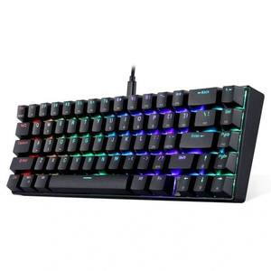 Teclado Mecánico para Juegos <span class=keywords><strong>Motospeed</strong></span> CK67 de 67 Teclas, con Cable, Interruptor Longhua, Retroiluminación RGB, Tipo-C, Ergonómico - Product Image 1