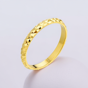 Perhiasan mewah kustom hadiah 18k berlapis emas mawar 925 berlapis perak murni janji pertunangan cincin pernikahan wanita - Product Image 1