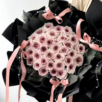 Vente en gros de bouquets de fleurs éternelles en savon pour la Saint-Valentin 2027, bouquet de roses