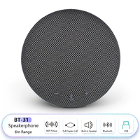 Haut-parleur de conférence avec micro omnidirectionnel 360°, réduction du bruit, annulation de l'écho, direct usine pour Zoom Teams Room