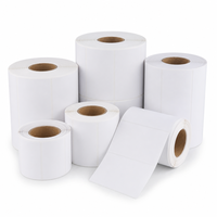 Rollo de Etiquetas de Envío Térmicas Directas, Etiqueta Autoadhesiva con Código de Barras, Papel de Etiquetas Térmicas Impermeable para Logística y Almacén