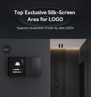 Kit d'écran LCD frontal DWIN 4 pouces 480*480 86-Box, écran tactile intelligent IPS, thermostat, panneau tactile capacitif noir intégré 2.5D
