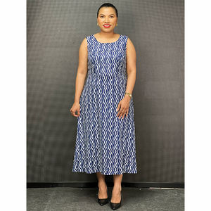 ชุดเดรสผู้หญิงสไตล์แอฟริกันแบบใหม่จากตุรกี ชุดเดรสยาวสำหรับสุภาพสตรีทำงาน - Product Image 4