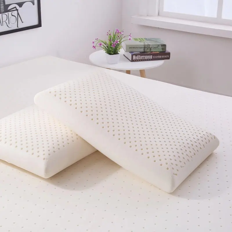 Healthy Natural Latex Essence, Orthopedic Hotel Bed Sleeping Good Neck Support Latex Pillow//