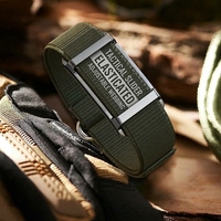 Bracelet intelligent sans écran Y25, moniteur de fréquence cardiaque et de température, étanche IP68, bracelet en nylon pour femmes, santé et sport