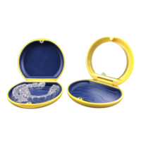 Boîte d'aligneur dentaire miniature colorée UM Medical, boîte de rétention magnétique mince et mignonne pour orthodontie, miroir, logo personnalisé, aimant en fer ABS