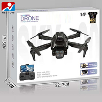 Drone à double caméra avec positionnement par flux optique, multifonctionnel, pour la photographie aérienne, avion RC de niveau débutant
