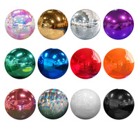 1.5m 1m Ballon Miroir Gonflable Rose Réutilisable Grande Bulle Ballon pour la Publicité Extérieure Impression Numérique
