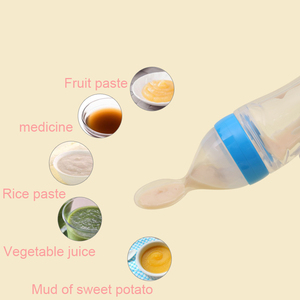 <span class=keywords><strong>Cuillère</strong></span> d'alimentation à presser avec ventouse, nouveau dispositif d'alimentation pour bébé, <span class=keywords><strong>cuillère</strong></span> en <span class=keywords><strong>silicone</strong></span> pour pâte de riz, jus et alimentation complémentaire - Product Image 5